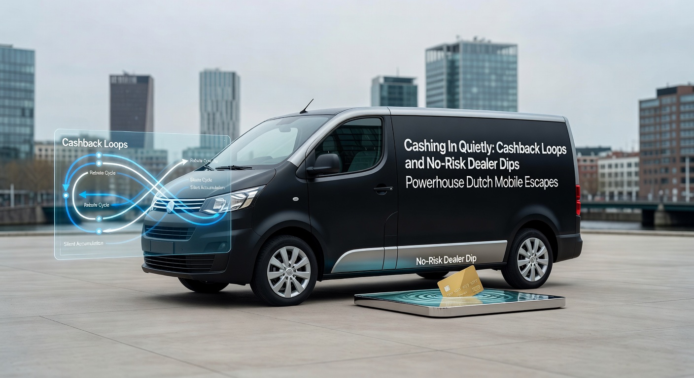 Speler checkt cashback op mobiel casino app met live dealer op achtergrond