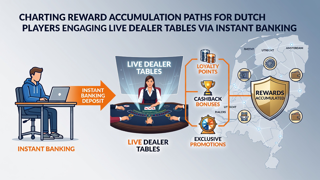 Grafiek van beloningsgroei via instant banking bij Nederlandse live dealer apps