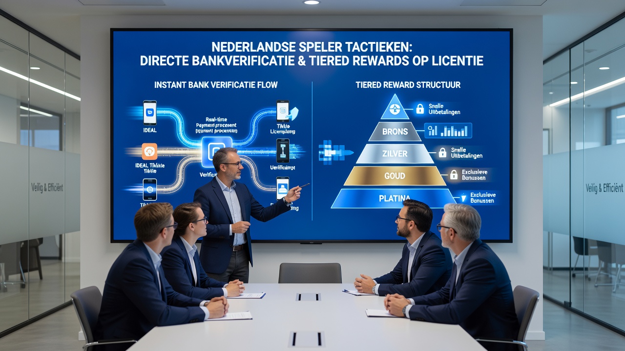 Mobiele interface met live tafelspellen en gelaagde beloningsstructuren na bankverificatie