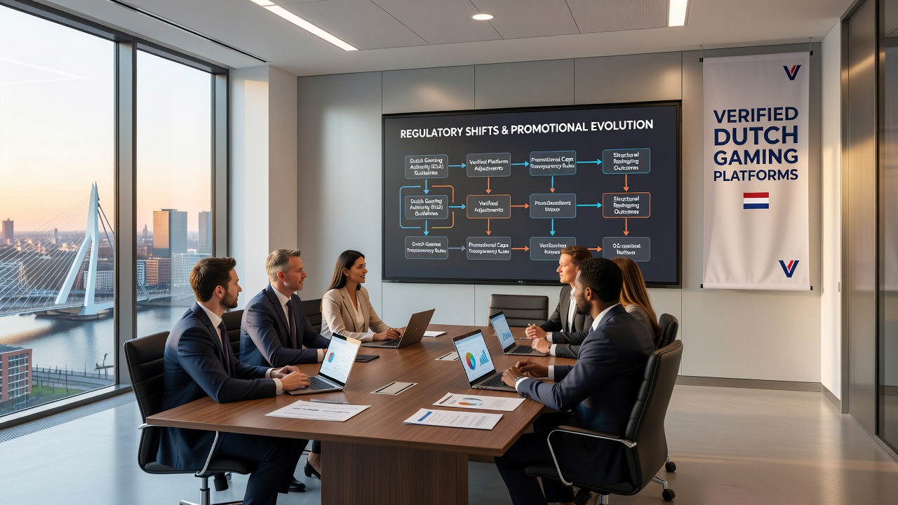 Diagram van aanpassingen in promotionele structuren op Nederlandse platforms